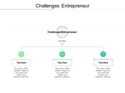Challenges entrepreneur ppt powerpoint presentation styles styles cpb