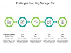 Challenges executing strategic plan ppt powerpoint presentation infographics example topics cpb