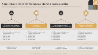 Challenges Faced By Business During Sales Closure Continuous Improvement Plan For Sales Growth