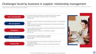 Challenges Faced By Business In Supplier Business Relationship Management Guide