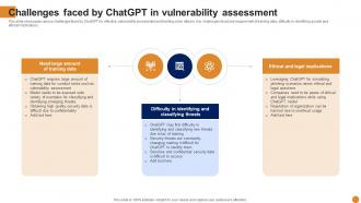 Challenges Faced By Chatgpt For Threat Intelligence And Vulnerability Assessment AI SS V