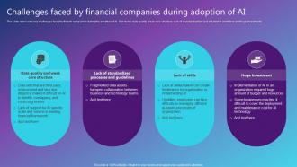 Challenges Faced By Financial Companies During Best AI Solutions Used By Industries AI SS V