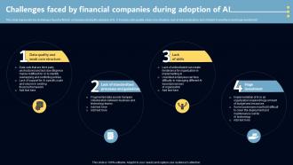 Challenges Faced By Financial Companies During Key AI Powered Tools Used In Key Industries AI SS V