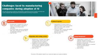 Challenges Faced By Manufacturing Companies Impact Of Ai Tools In Industrial AI SS V