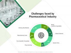 Challenges faced by pharmaceutical industry hospital administration ppt styles infographic template