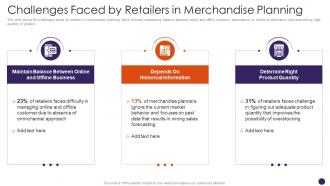 Challenges Faced By Retailers In Merchandise Planning Retail Merchandising Plan
