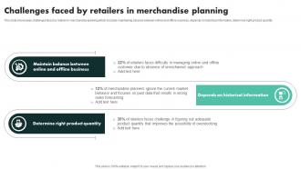 Challenges Faced By Retailers In Merchandise Planning