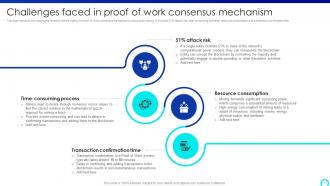 Challenges Faced In Proof Of Work Mastering Blockchain Mining A Step By Step Guide BCT SS V