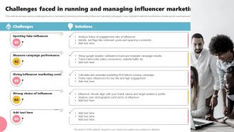 Challenges Faced In Running And Managing Influencer Acquiring Customers Through Search MKT SS V