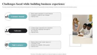 Challenges Faced While Building Business Experience