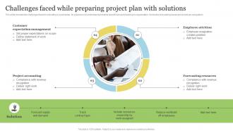 Challenges Faced While Preparing Project Plan With Solutions