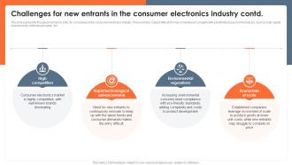 Challenges For New Entrants In The Consumer Electronics Global Consumer Electronics Outlook IR SS Designed Interactive