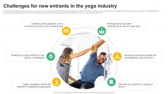 Challenges For New Entrants In The Yoga Global Yoga Industry Outlook Industry IR SS