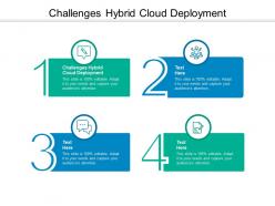 Challenges hybrid cloud deployment ppt powerpoint presentation infographic template themes cpb