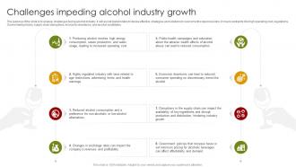 Challenges Impeding Alcohol Industry Global Alcohol Industry Outlook IR SS