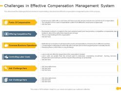 Challenges in effective compensation effective compensation management to increase employee morale