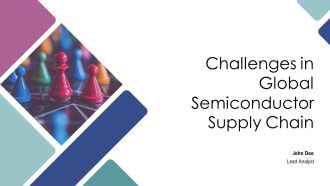 Challenges In Global Semiconductor Supply Chain PPT Example AT