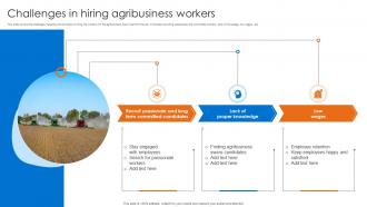 Challenges In Hiring Agribusiness Workers