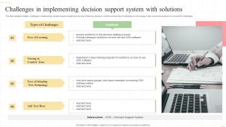 Challenges In Implementing Decision Support System With Solutions