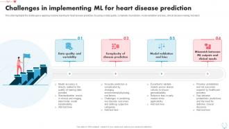 Challenges In Implementing ML For Heart Disease Prediction Using Machine Learning ML SS