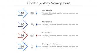 Challenges Key Management Ppt Powerpoint Presentation Show Background Cpb