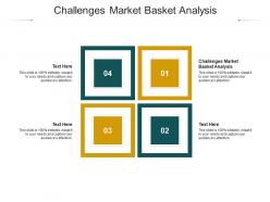 Challenges market basket analysis ppt powerpoint presentation professional themes cpb