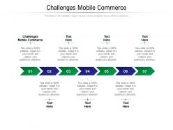 Challenges mobile commerce ppt powerpoint presentation ideas icon cpb