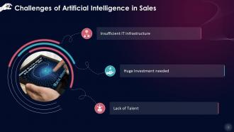 Challenges Of Artificial Intelligence In Sales Training Ppt Idea Pre-designed