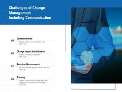 Challenges of change management including communication
