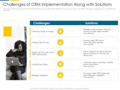 Challenges of crm implementation along with solutions automate client management