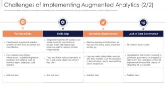 Challenges Of Implementing Augmented Analytics Technical Ppt Microsoft