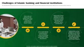 Challenges Of Islamic Banking And Financial Institutions Shariah Compliant Banking Fin SS V