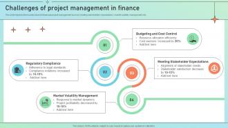 Challenges Of Project Management In Finance