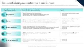 Challenges Of RPA Implementation Use Cases Of Robotic Process Automation