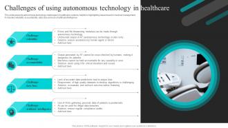 Challenges Of Using Autonomous Technology In Healthcare