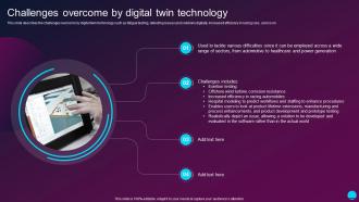 Challenges Overcome By Digital Twin Technology Digital Twin Technology IT