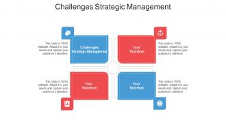 Challenges strategic management ppt powerpoint presentation icon portrait cpb