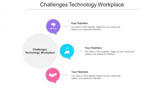 Challenges Technology Workplace Ppt Powerpoint Presentation File Skills Cpb