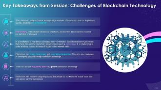 Challenges to Blockchain Technology Training Module on Blockchain Technology and its Applications Training Ppt