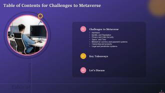 Challenges To Metaverse Training Ppt