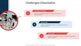 Challenges Urbanization In Powerpoint And Google Slides Cpb