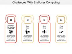 Challenges with end user computing ppt powerpoint presentation portfolio graphics cpb