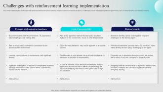 Challenges With Reinforcement Learning Implementation Approaches Of Reinforcement Learning IT