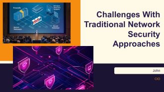 Challenges With Traditional Network Security Approaches PPT Mockup AT
