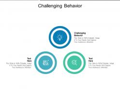 Challenging behavior ppt powerpoint presentation file example introduction cpb