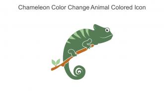 Chameleon Color Change Animal Colored Icon In Powerpoint Pptx Png And Editable Eps Format