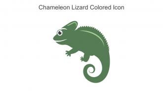 Chameleon Lizard Colored Icon In Powerpoint Pptx Png And Editable Eps Format