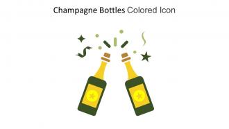 Champagne Bottles Colored Icon In Powerpoint Pptx Png And Editable Eps Format