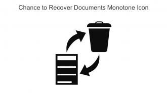 Chance To Recover Documents Monotone Icon In Powerpoint Pptx Png And Editable Eps Format