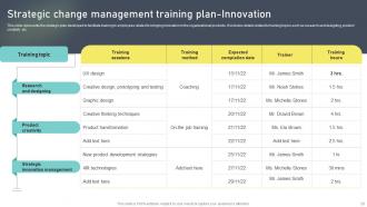 Change Administration Training Program Outline Powerpoint Presentation Slides Customizable Best